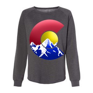 Colorado Mountains Womens California Wash Sweatshirt