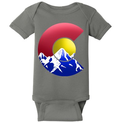 Colorado Mountains Baby Bodysuit