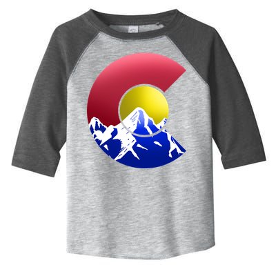 Colorado Mountains Toddler Fine Jersey T-Shirt