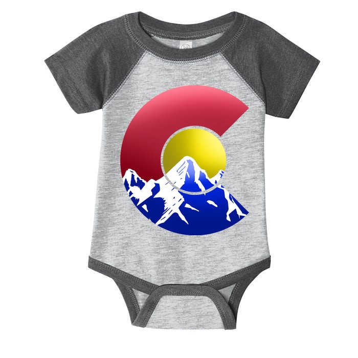 Colorado Mountains Infant Baby Jersey Bodysuit