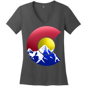 Colorado Mountains Women's V-Neck T-Shirt