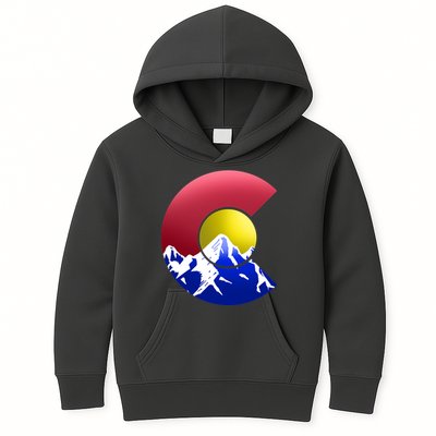 Colorado Mountains Kids Hoodie