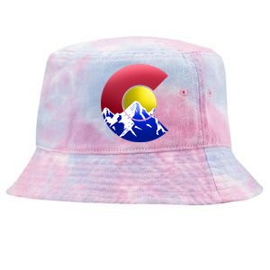 Colorado Mountains Tie-Dyed Bucket Hat