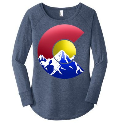 Colorado Mountains Women's Perfect Tri Tunic Long Sleeve Shirt