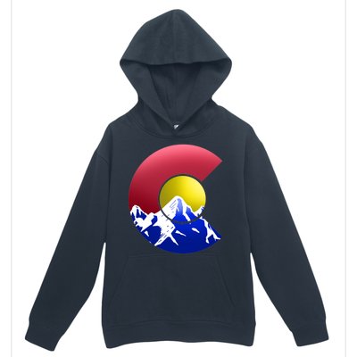 Colorado Mountains Urban Pullover Hoodie