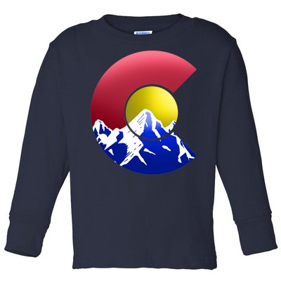 Colorado Mountains Toddler Long Sleeve Shirt