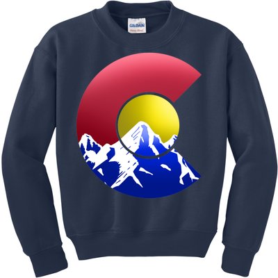 Colorado Mountains Kids Sweatshirt