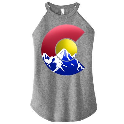 Colorado Mountains Women's Perfect Tri Rocker Tank