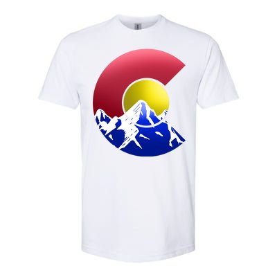 Colorado Mountains Softstyle CVC T-Shirt