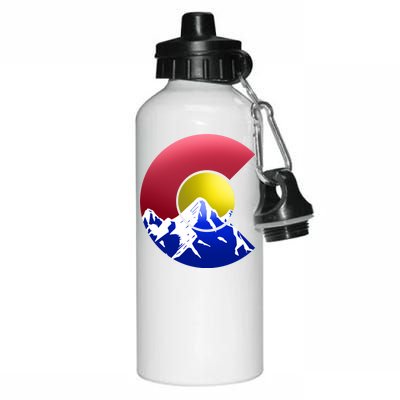 Colorado Mountains Aluminum Water Bottle