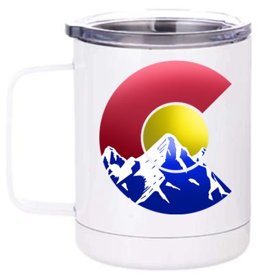 Colorado Mountains 12 oz Stainless Steel Tumbler Cup