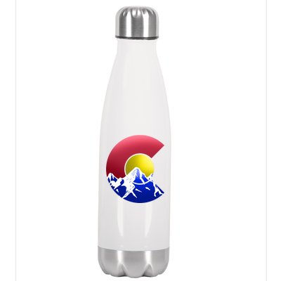 Colorado Mountains Stainless Steel Insulated Water Bottle