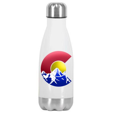 Colorado Mountains Stainless Steel Insulated Water Bottle