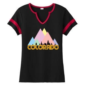 Colorado Mountains Logo Ladies Halftime Notch Neck Tee