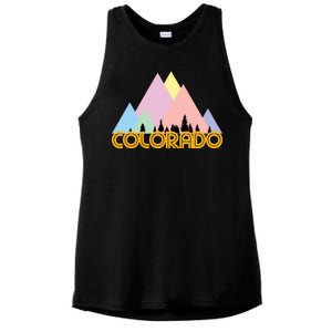 Colorado Mountains Logo Ladies PosiCharge Tri-Blend Wicking Tank