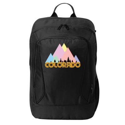 Colorado Mountains Logo City Backpack