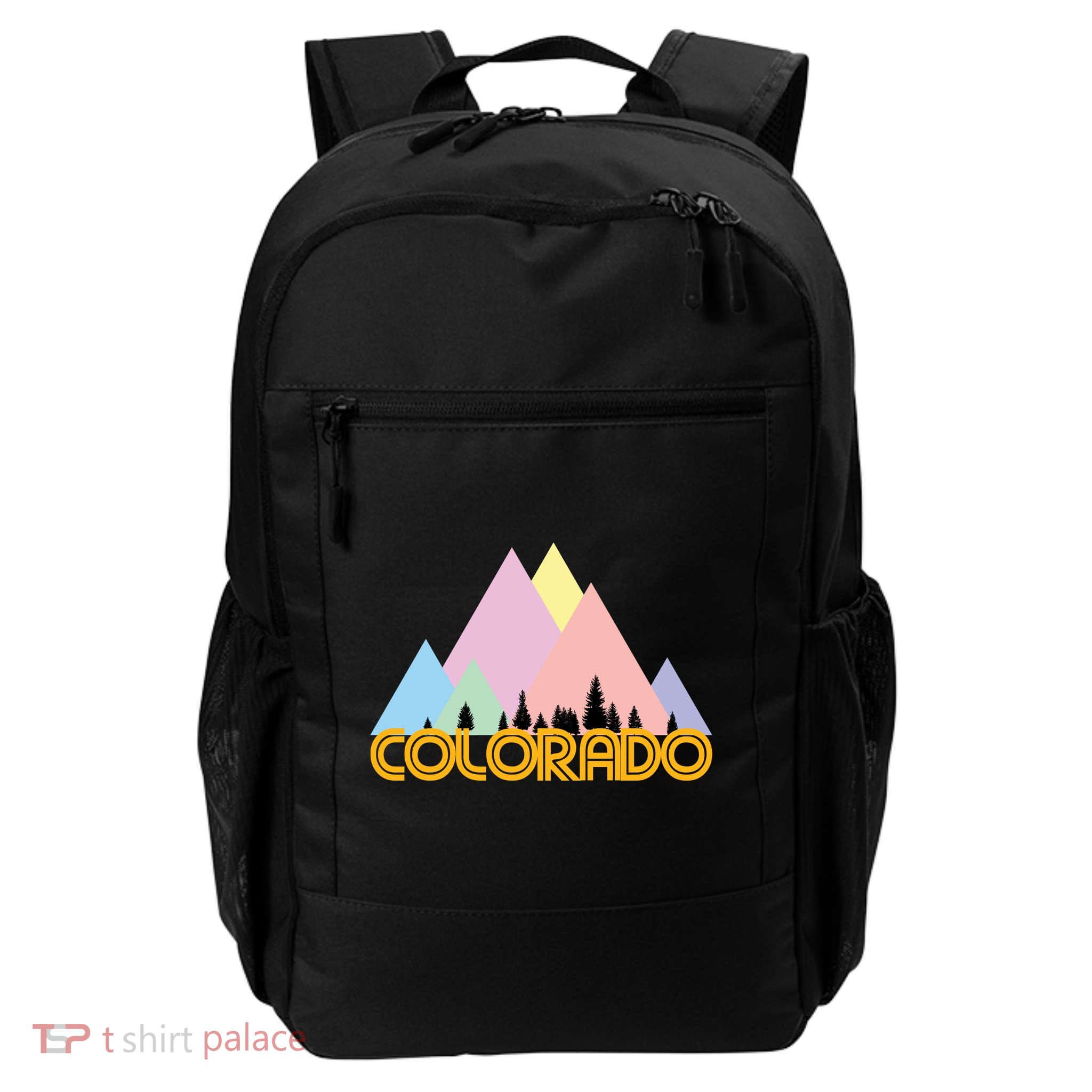 Colorado Mountains Logo Daily Commute Backpack