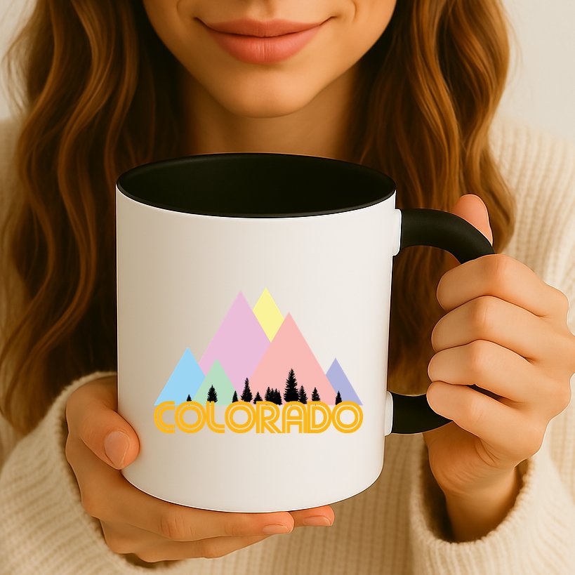 Colorado Mountains Logo Mug