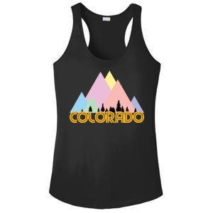 Colorado Mountains Logo Ladies PosiCharge Competitor Racerback Tank