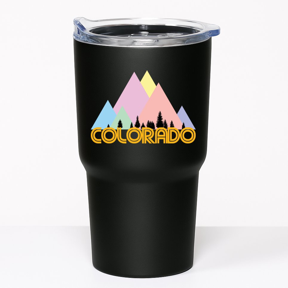 Colorado Mountains Logo Tumbler