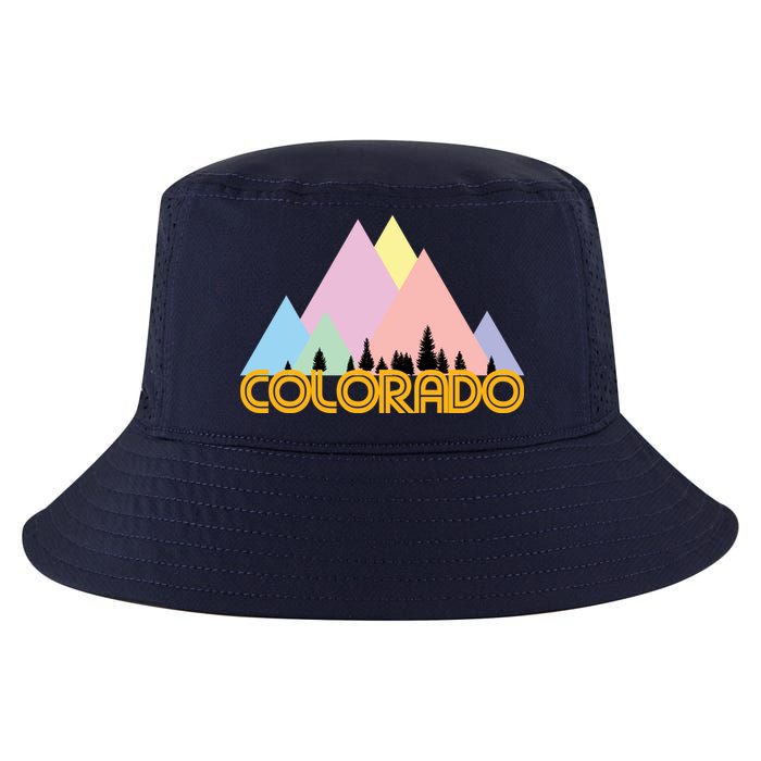 Colorado Mountains Logo Cool Comfort Performance Bucket Hat