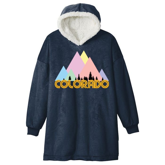 Colorado Mountains Logo Hooded Wearable Blanket