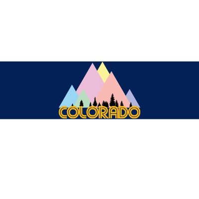 Colorado Mountains Logo Bumper Sticker