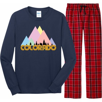 Colorado Mountains Logo Long Sleeve Pajama Set