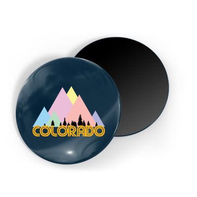 Colorado Mountains Logo Magnet