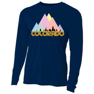 Colorado Mountains Logo Cooling Performance Long Sleeve Crew