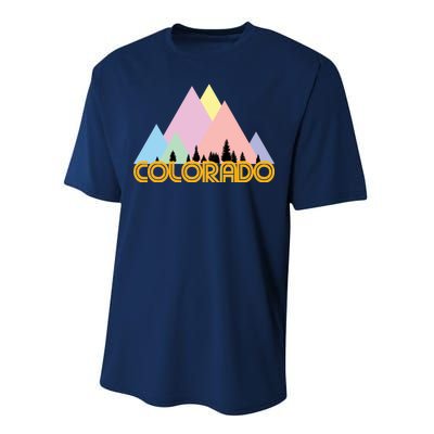 Colorado Mountains Logo Performance Sprint T-Shirt