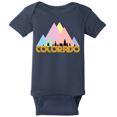 Colorado Mountains Logo Baby Bodysuit