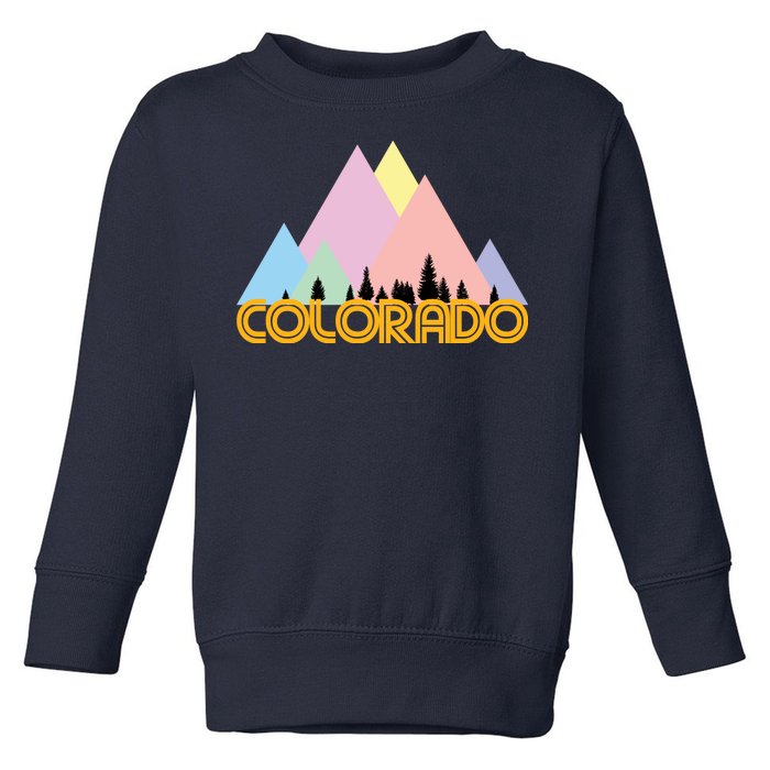 Colorado Mountains Logo Toddler Sweatshirt