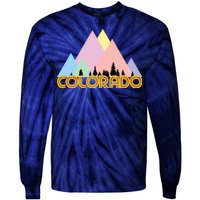 Colorado Mountains Logo Tie-Dye Long Sleeve Shirt