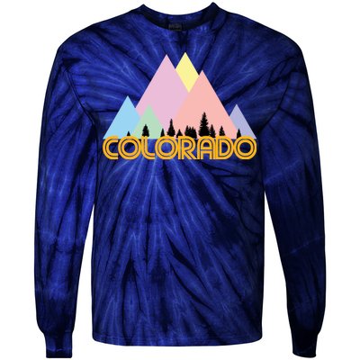 Colorado Mountains Logo Tie-Dye Long Sleeve Shirt