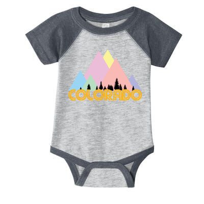 Colorado Mountains Logo Infant Baby Jersey Bodysuit