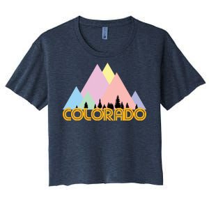 Colorado Mountains Logo Women's Crop Top Tee