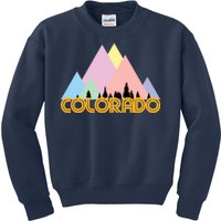 Colorado Mountains Logo Kids Sweatshirt