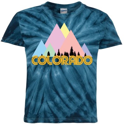 Colorado Mountains Logo Kids Tie-Dye T-Shirt