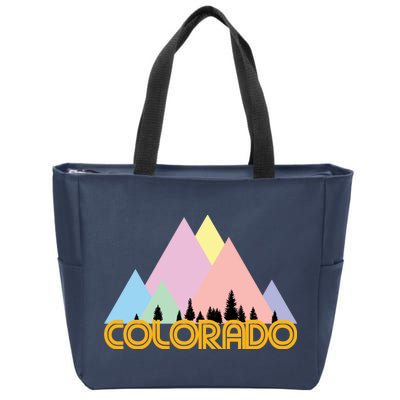 Colorado Mountains Logo Zip Tote Bag