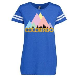 Colorado Mountains Logo Enza Ladies Jersey Football T-Shirt