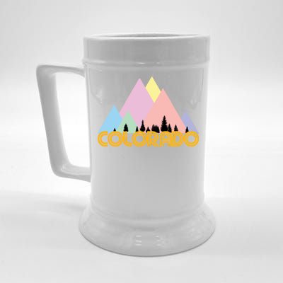 Colorado Mountains Logo Beer Stein