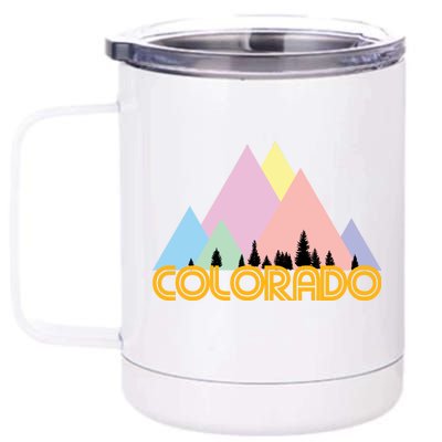 Colorado Mountains Logo 12 oz Stainless Steel Tumbler Cup