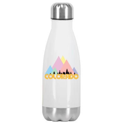 Colorado Mountains Logo Stainless Steel Insulated Water Bottle