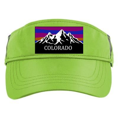 Colorado Mountains Outdoor Flag MCMA Adult Drive Performance Visor