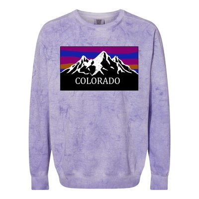 Colorado Mountains Outdoor Flag MCMA Colorblast Crewneck Sweatshirt