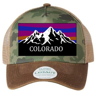 Colorado Mountains Outdoor Flag MCMA Legacy Tie Dye Trucker Hat