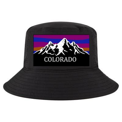 Colorado Mountains Outdoor Flag MCMA Cool Comfort Performance Bucket Hat