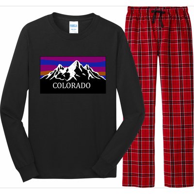 Colorado Mountains Outdoor Flag MCMA Long Sleeve Pajama Set