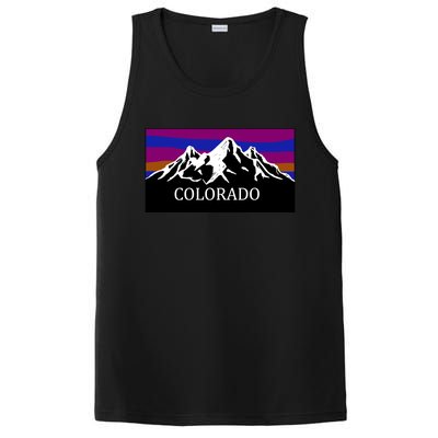 Colorado Mountains Outdoor Flag MCMA PosiCharge Competitor Tank